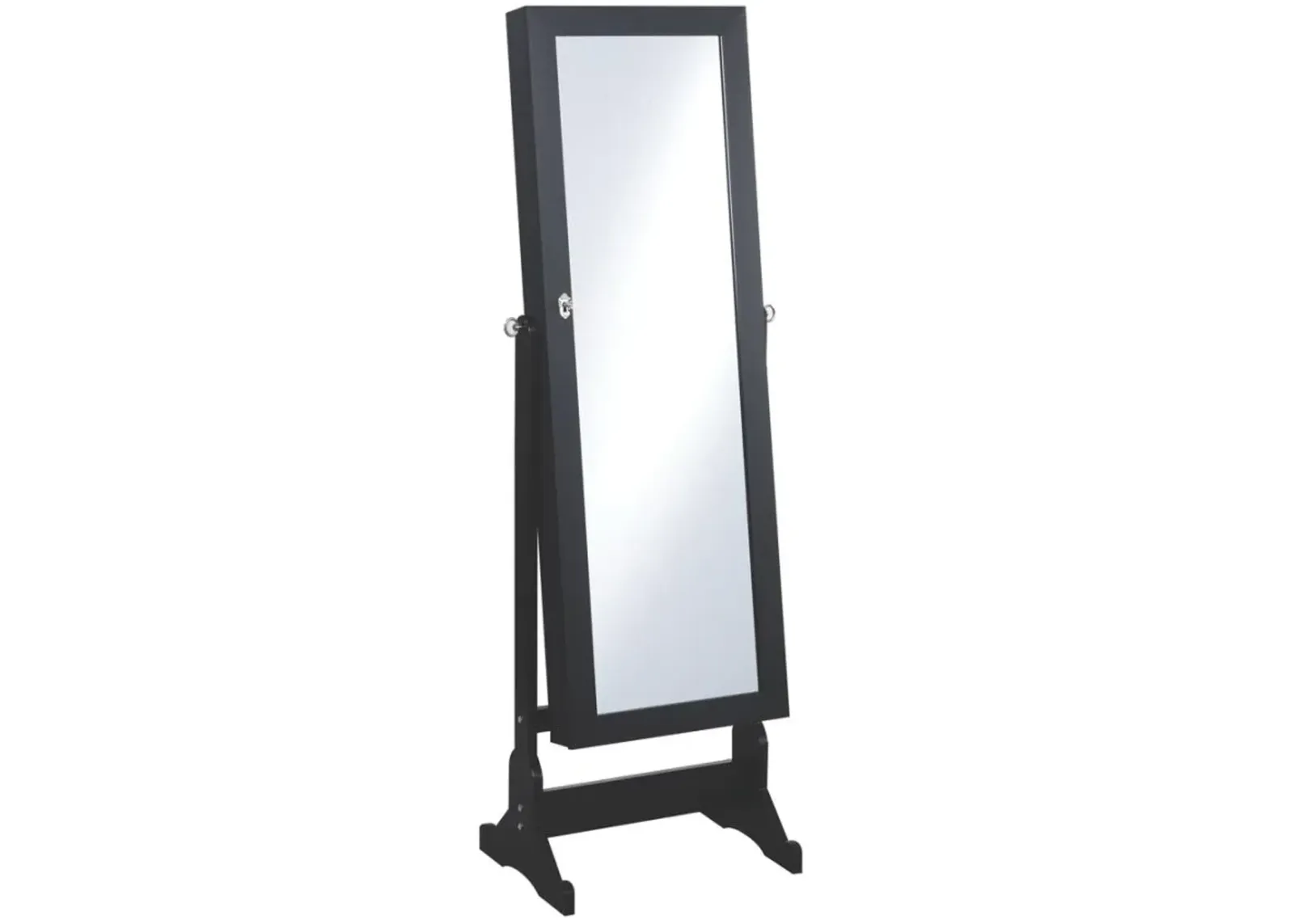 Tutuola Jewelry Cheval Mirror Black