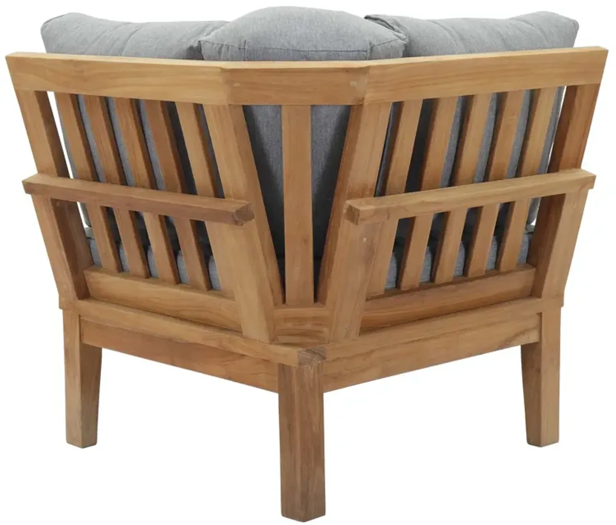 Marina Outdoor Patio Teak Corner Sofa