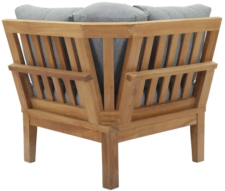 Marina Outdoor Patio Teak Corner Sofa