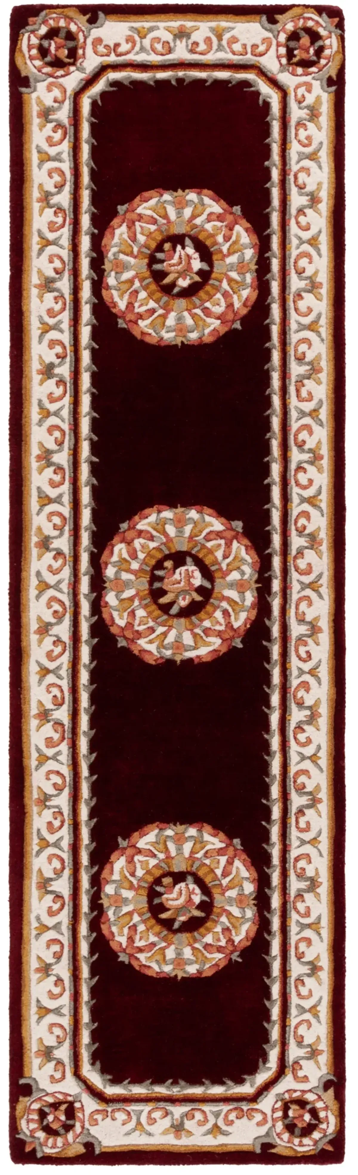 NAPLES 901 RED  2'-3' x 8' Runner Rug