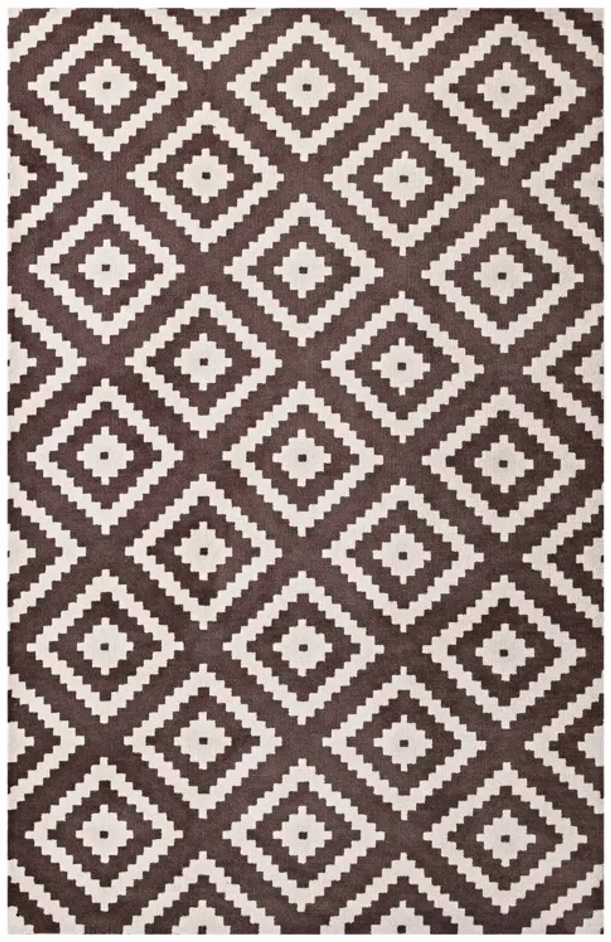 Alika Abstract Diamond Trellis 5x8 Area Rug