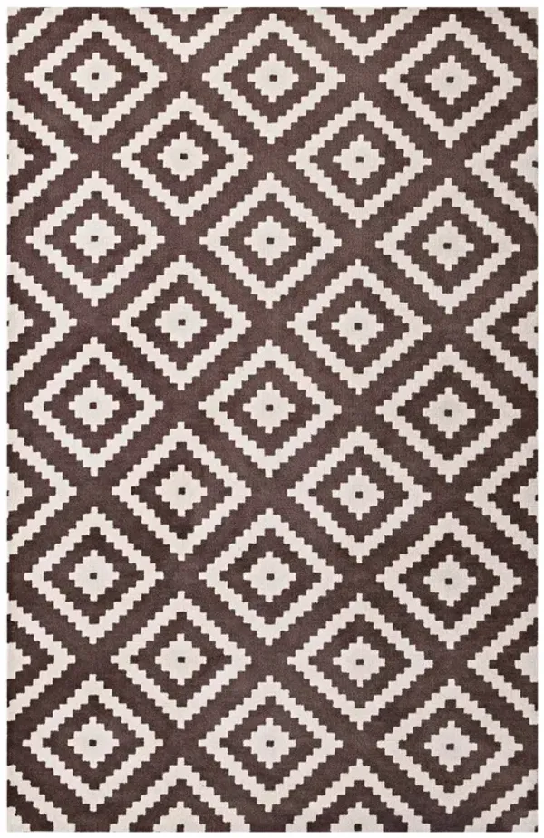 Alika Abstract Diamond Trellis 5x8 Area Rug