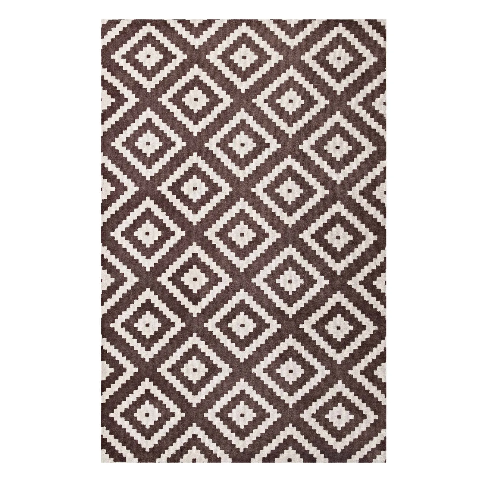 Alika Abstract Diamond Trellis 5x8 Area Rug