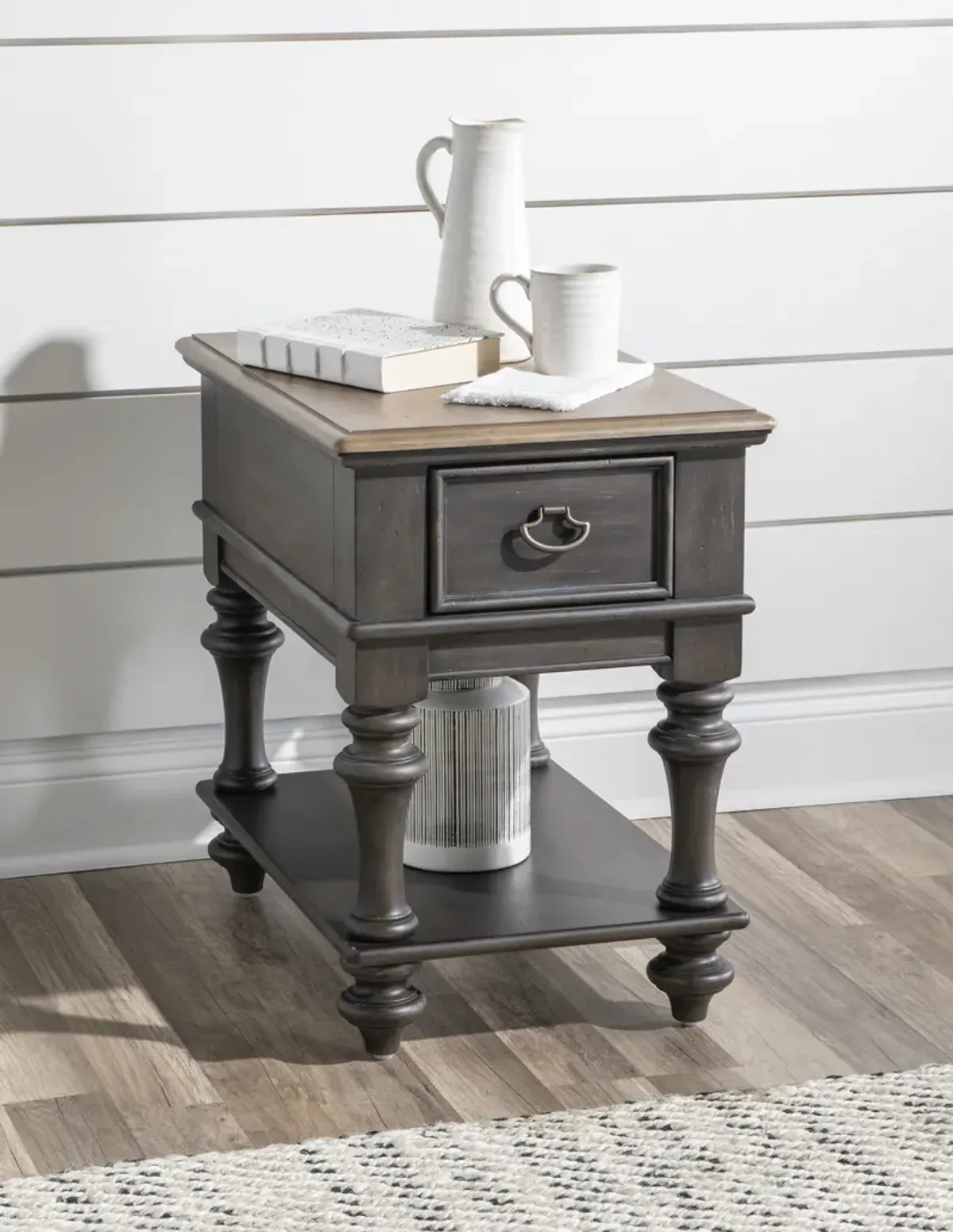 Kingston (Sandalwood Brown + Dark Sable) End Table