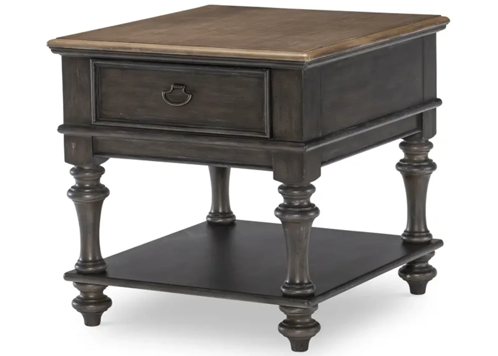 Kingston (Sandalwood Brown + Dark Sable) End Table