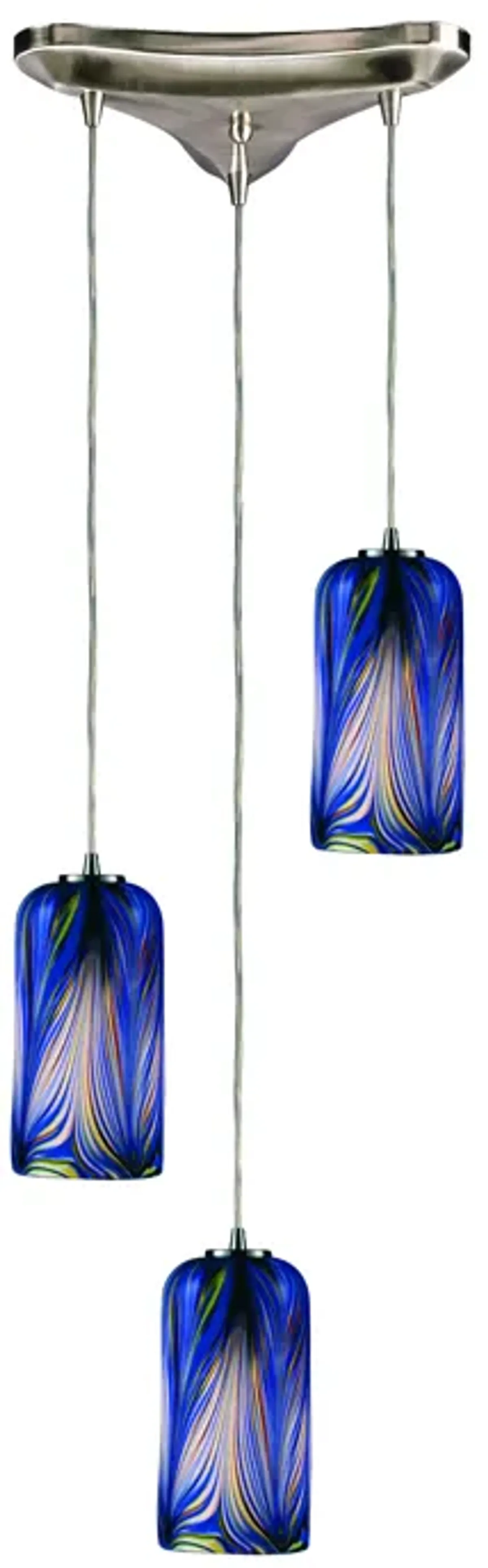 Molten Configurable Multi Pendant - Satin Nickel