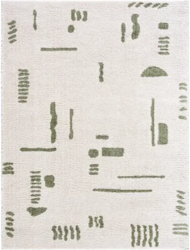 Fossay Shag FSG-2302 6'7" x 9' Machine Woven Rug