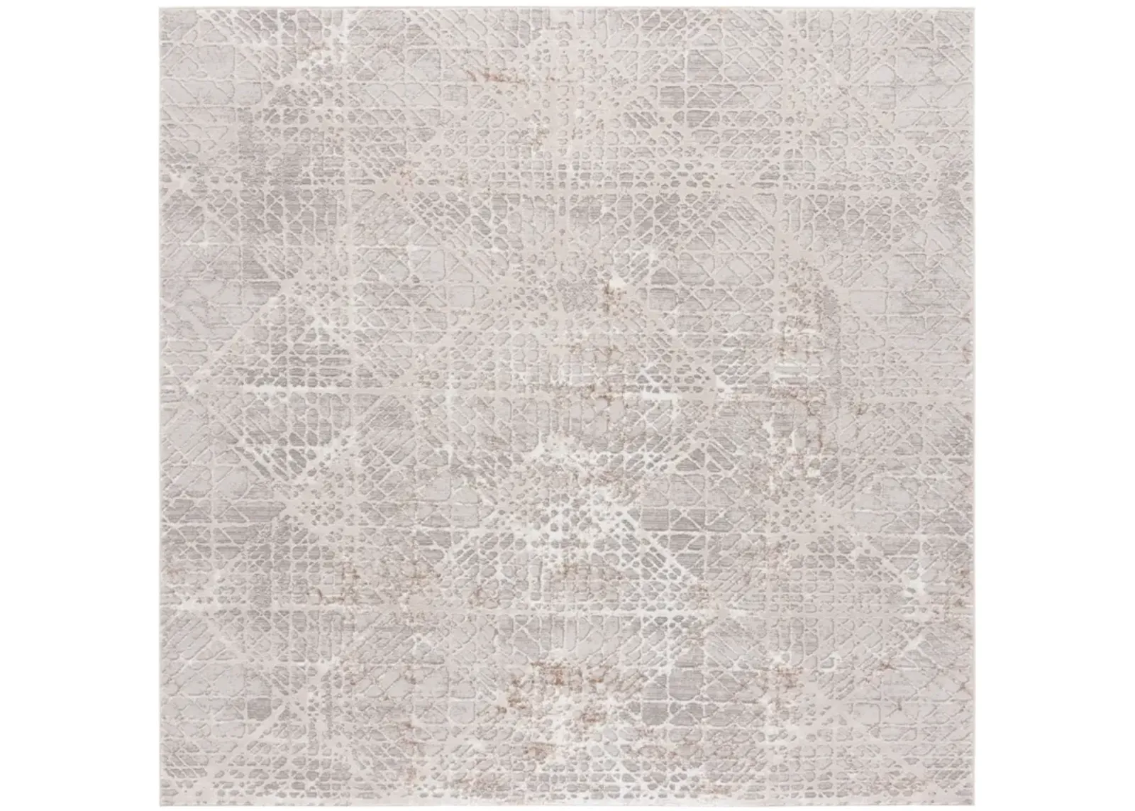 PARKER 132 TAUPE  6'-7' x 6'-7' Square Square Rug