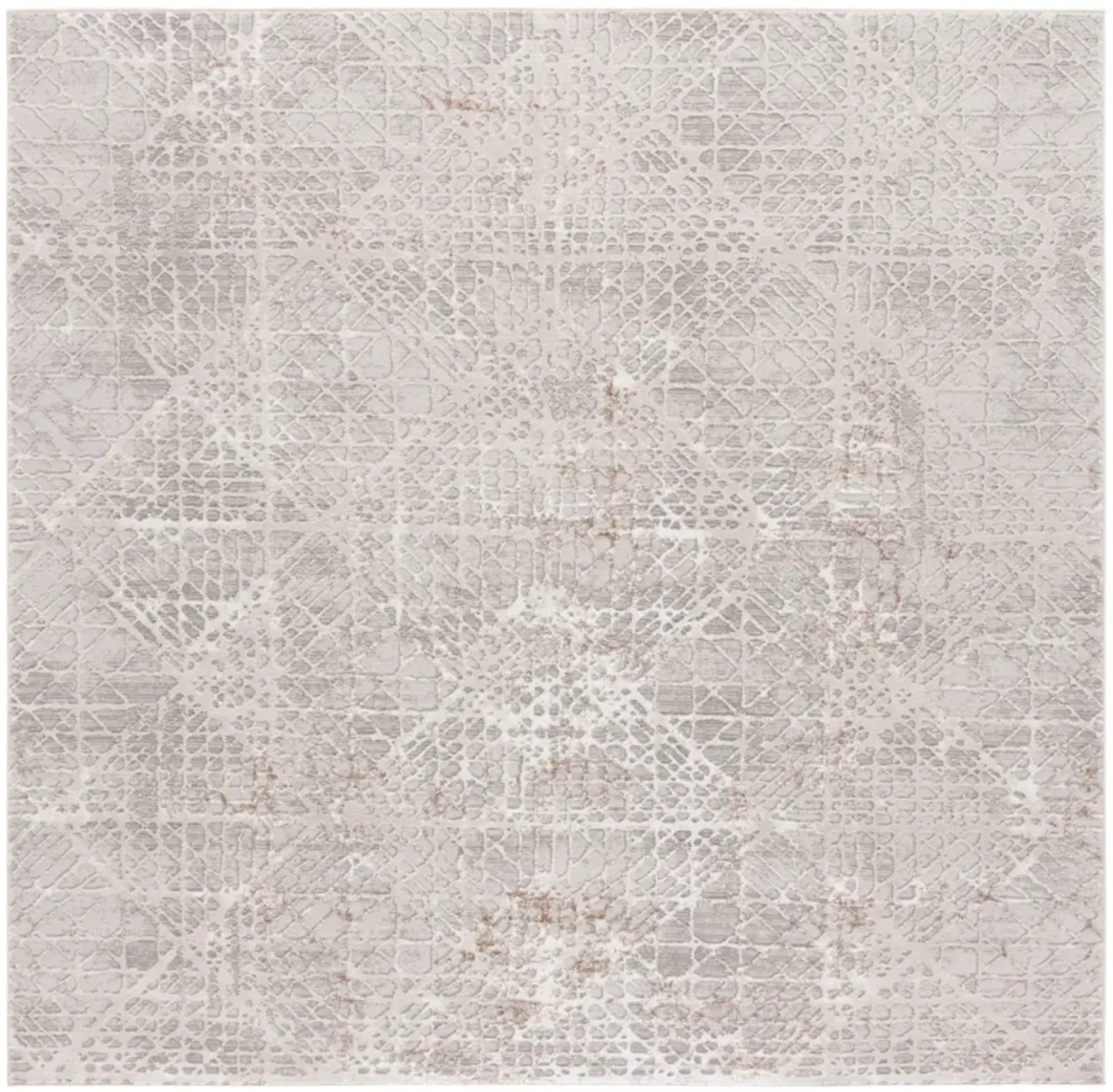 PARKER 132 TAUPE  6'-7' x 6'-7' Square Square Rug