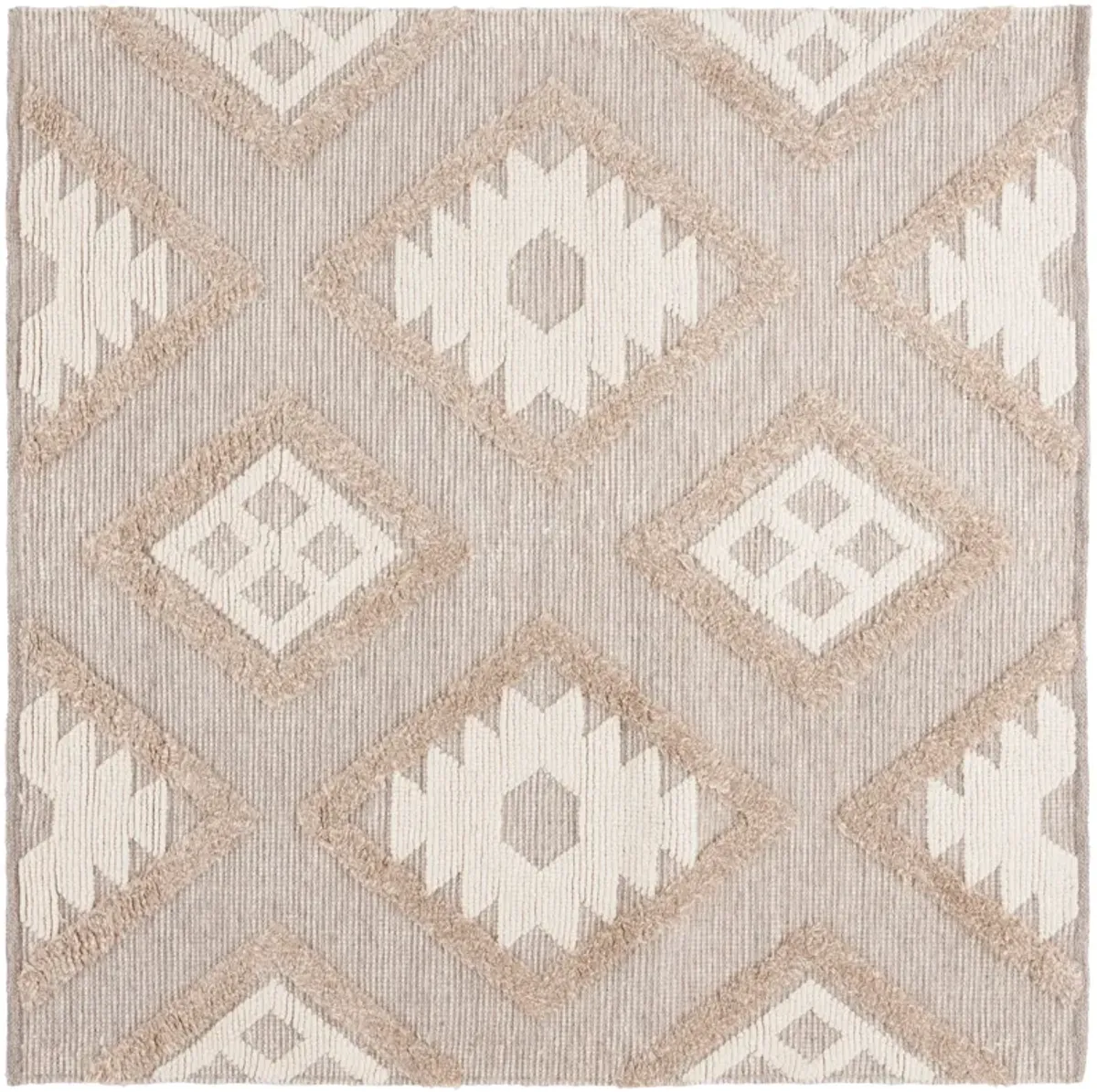 NATURA Hand Woven 6' x 6' Square area rug