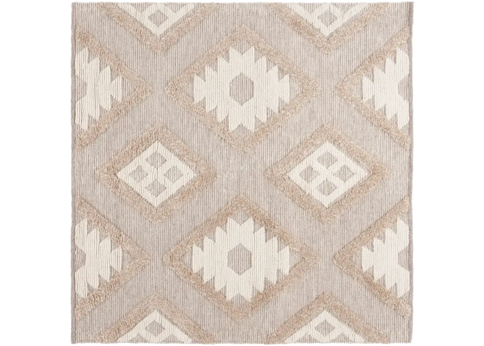 NATURA 203 BROWN  6' x 6' Square Square Rug