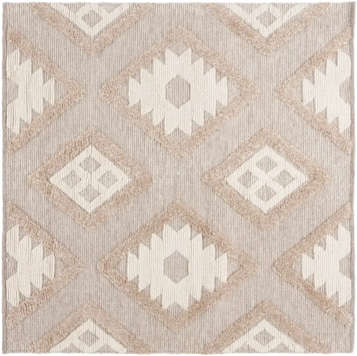 NATURA 203 BROWN  6' x 6' Square Square Rug