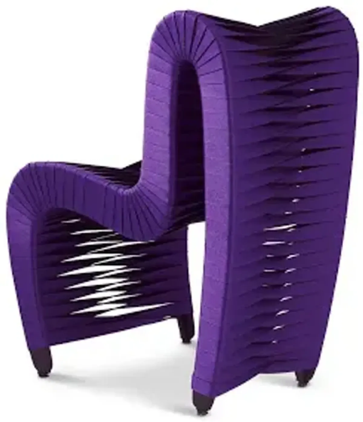 seat belt dining chair, purple