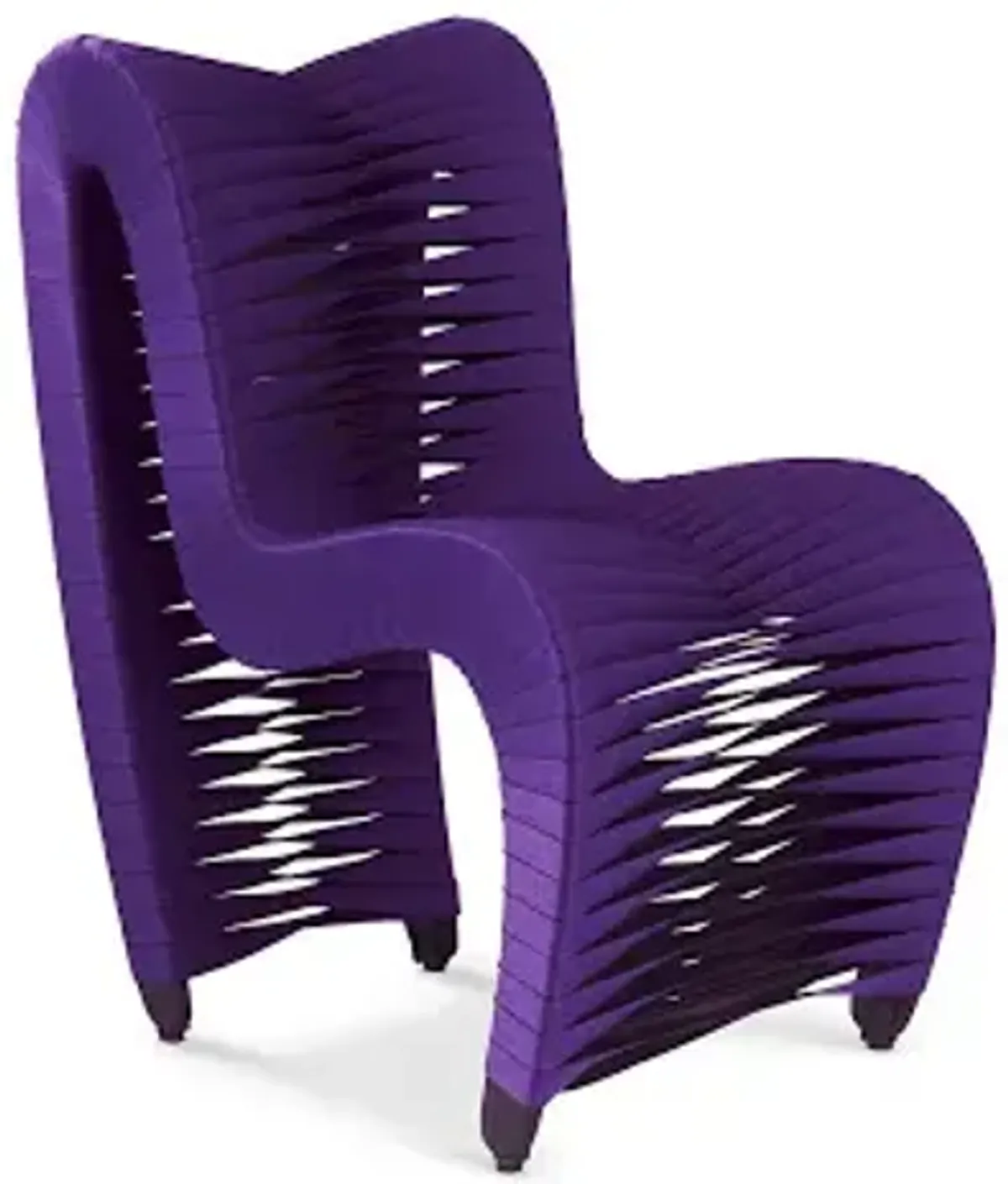 seat belt dining chair, purple