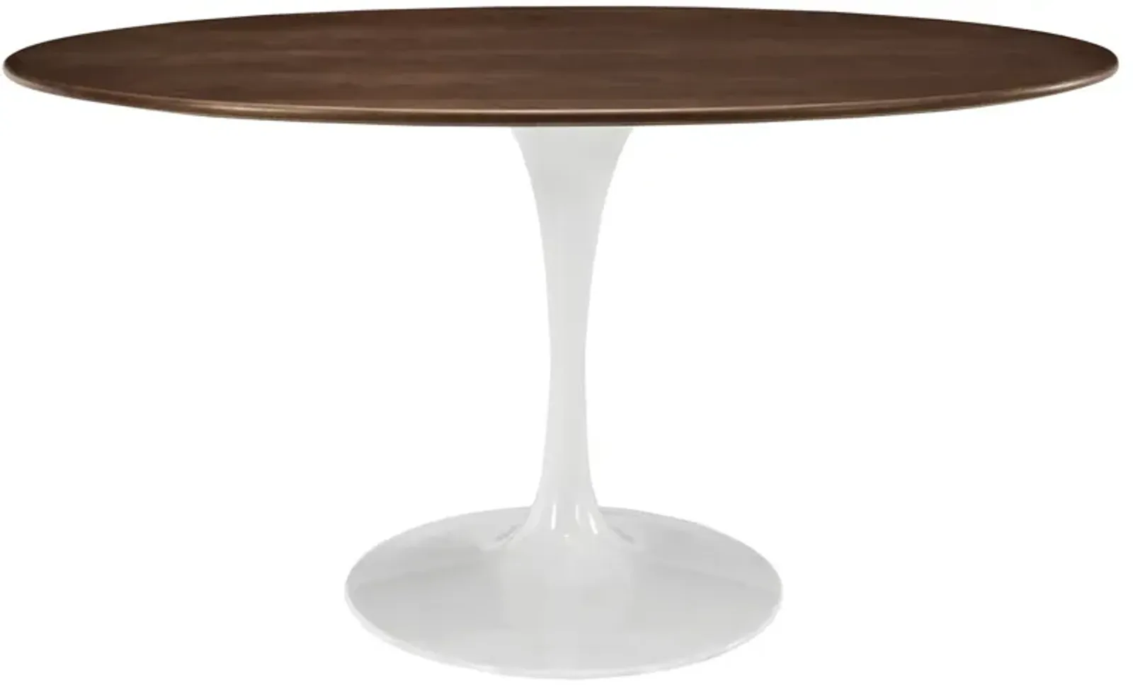 Lippa 60" Oval Walnut Dining Table