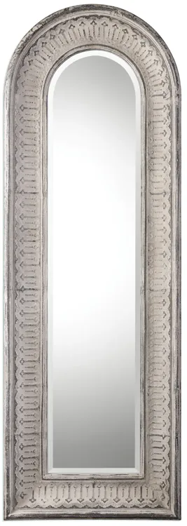 Argenton Aged Gray Arch Mirror