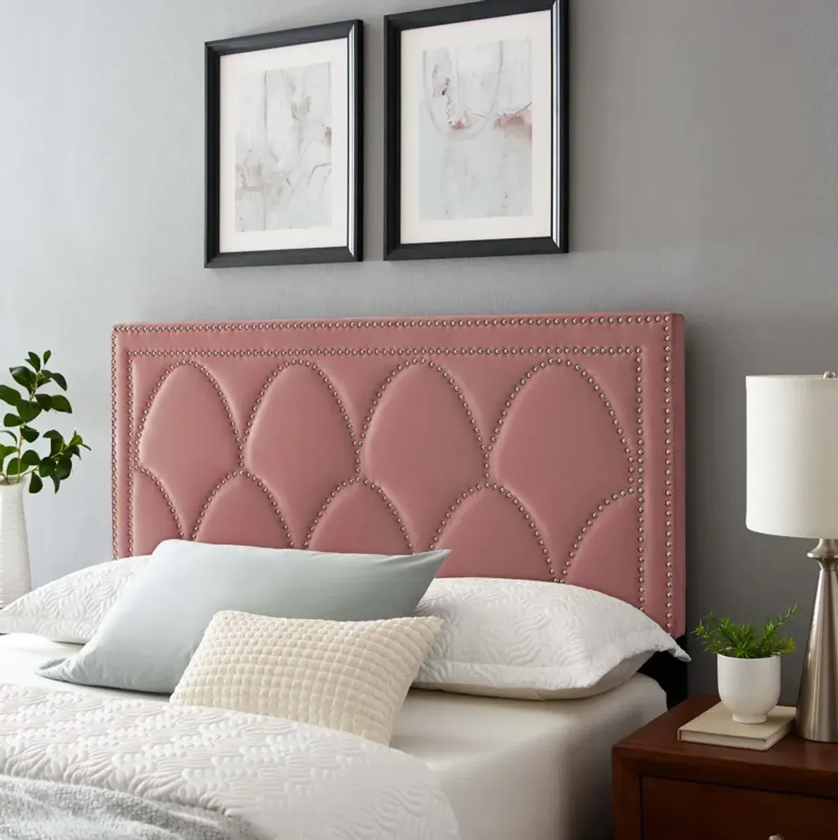 Greta Performance Velvet King/California King Headboard