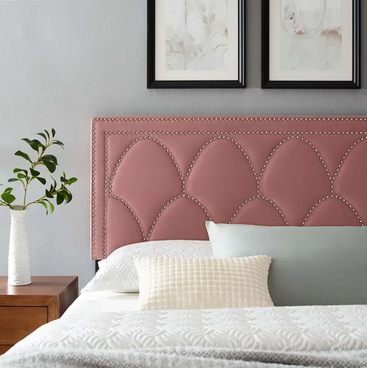 Greta Performance Velvet King/California King Headboard