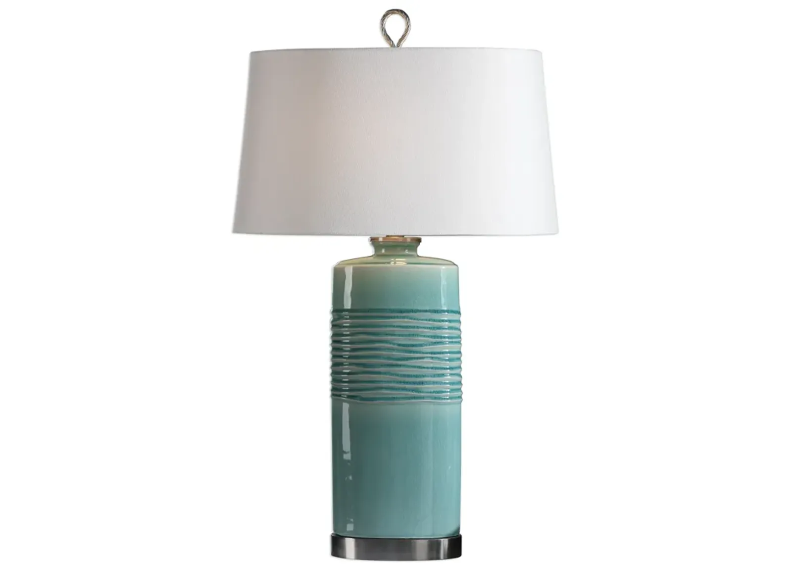 Rila Distressed Teal Table Lamp