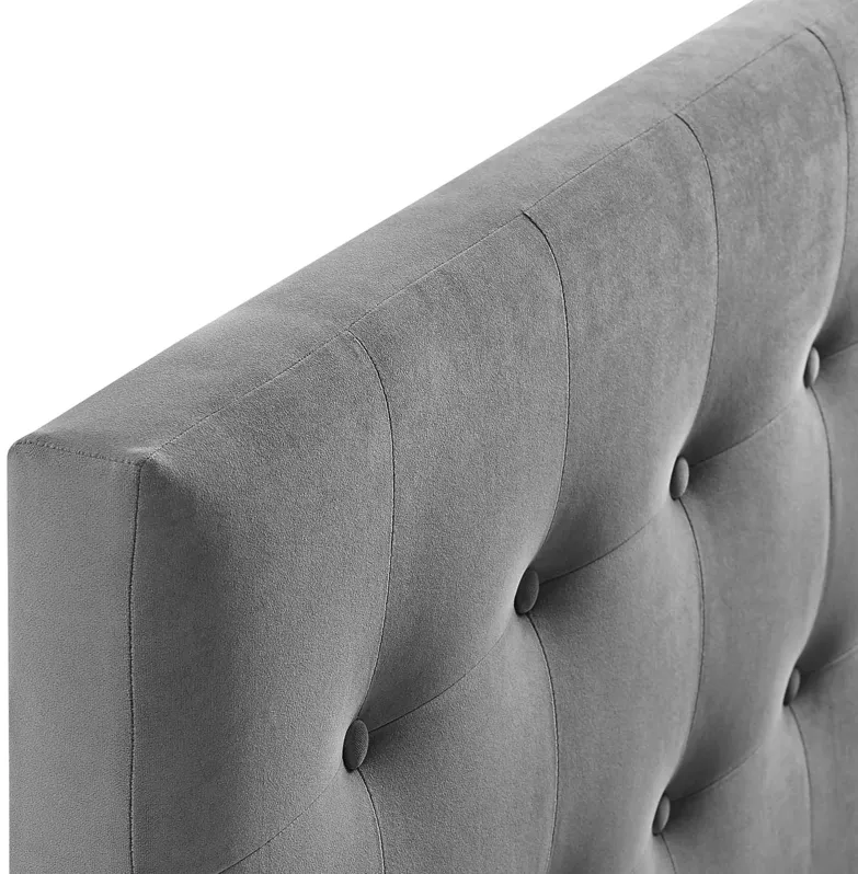 Emily Full Biscuit Tufted Performance Velvet Headboard