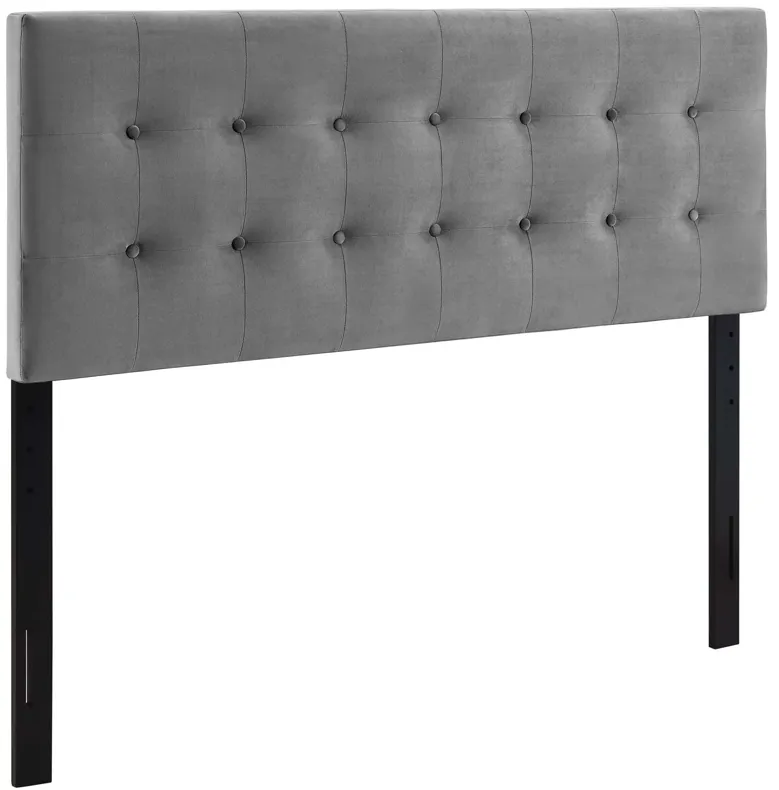 Emily Full Biscuit Tufted Performance Velvet Headboard