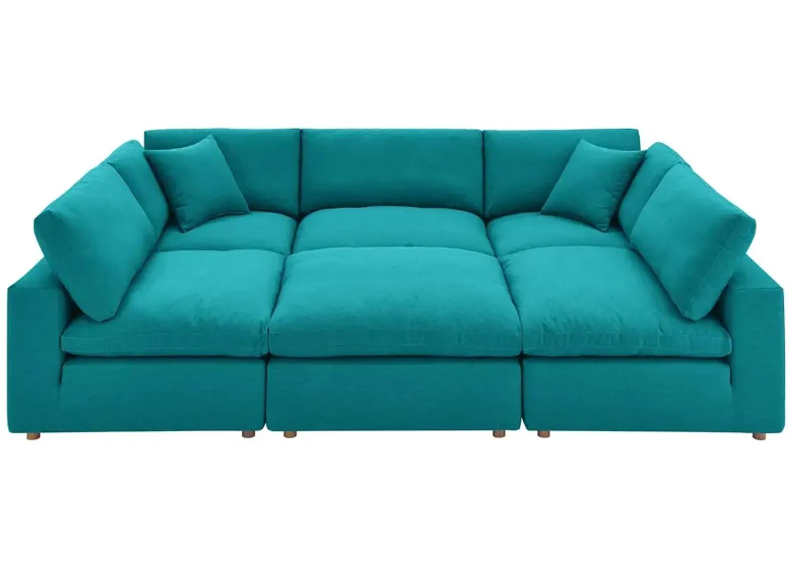 Commix Down Filled Overstuffed 6-Piece Sectional Sofa