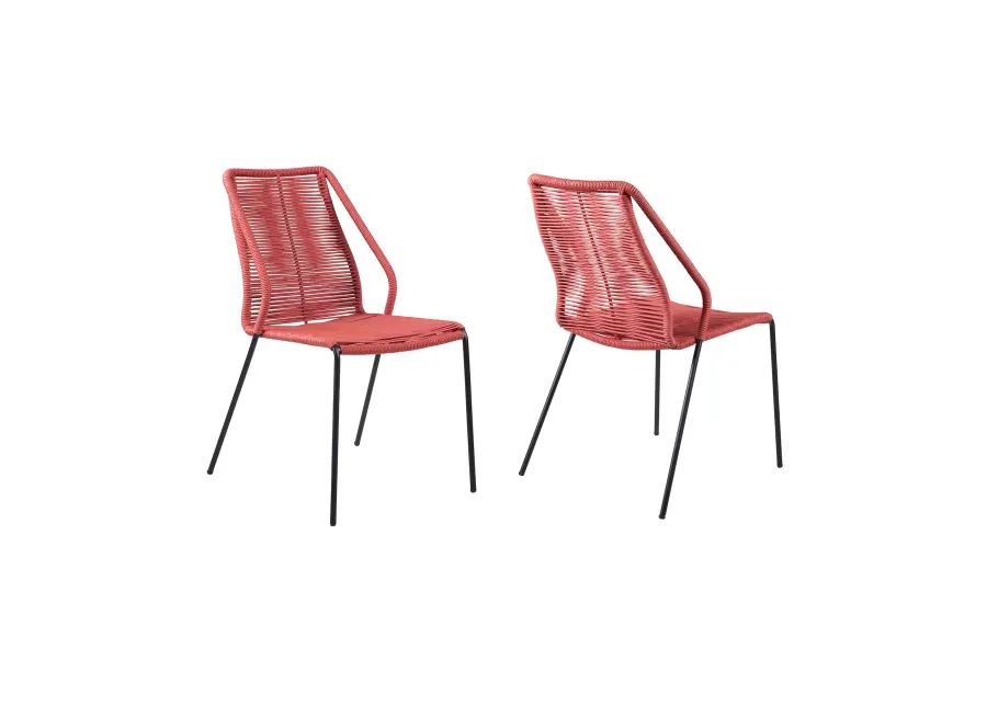 Clip Stackable Steel Indoor/Outdoor Dining Chair 