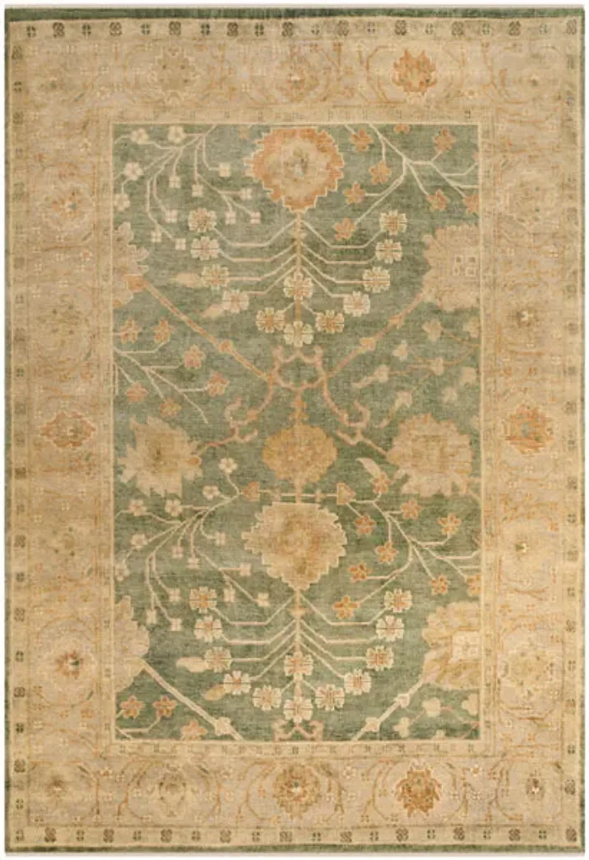 OSH117 Blue  4' X 6' Small Rectangle Rug