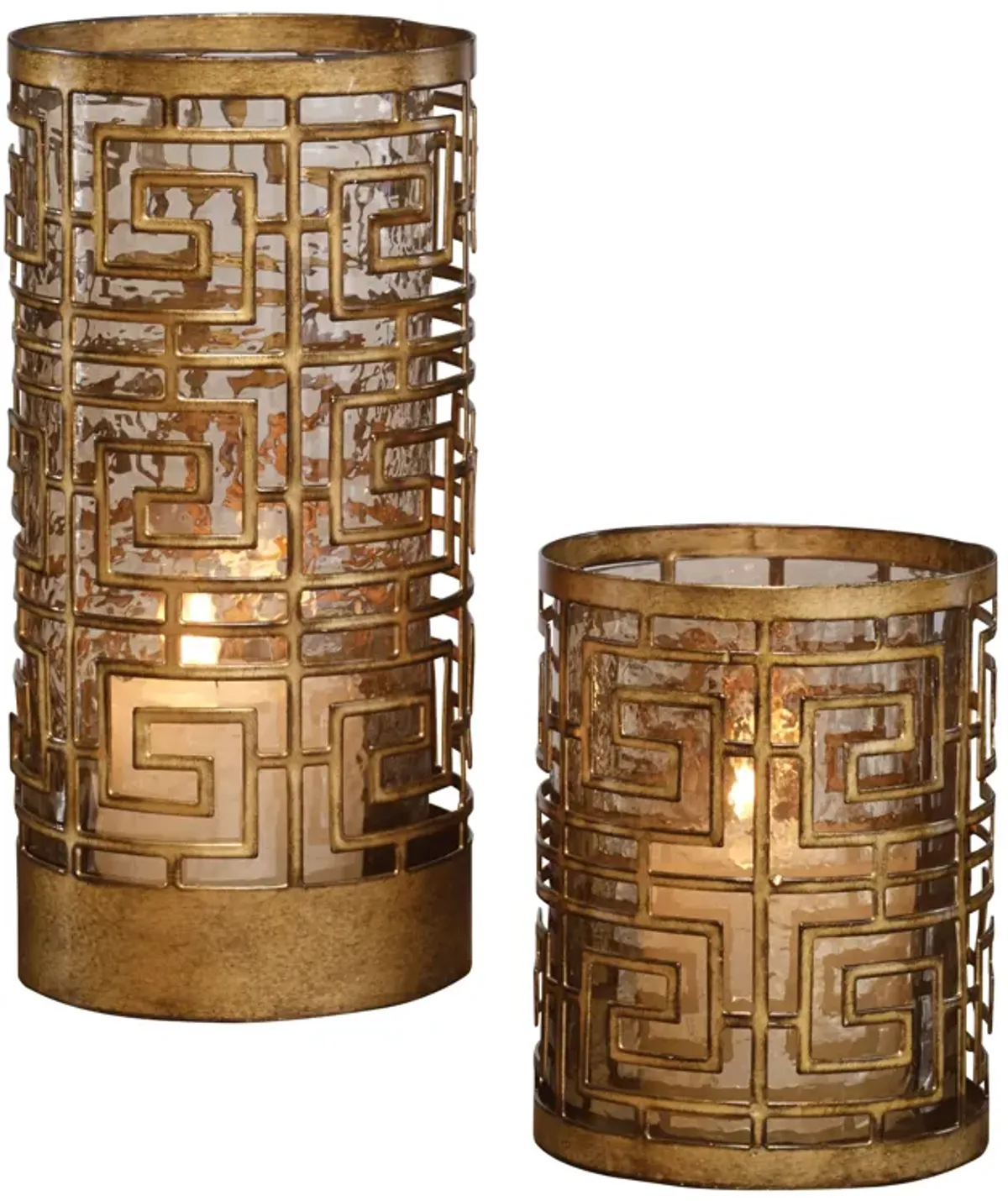 Ruhi Hurricane Candleholders, S/2