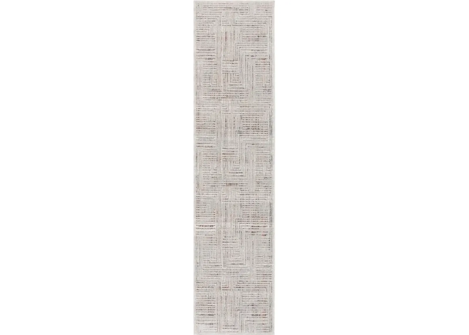 HARLOW 105 Grey  2' X 8' Runner Rug