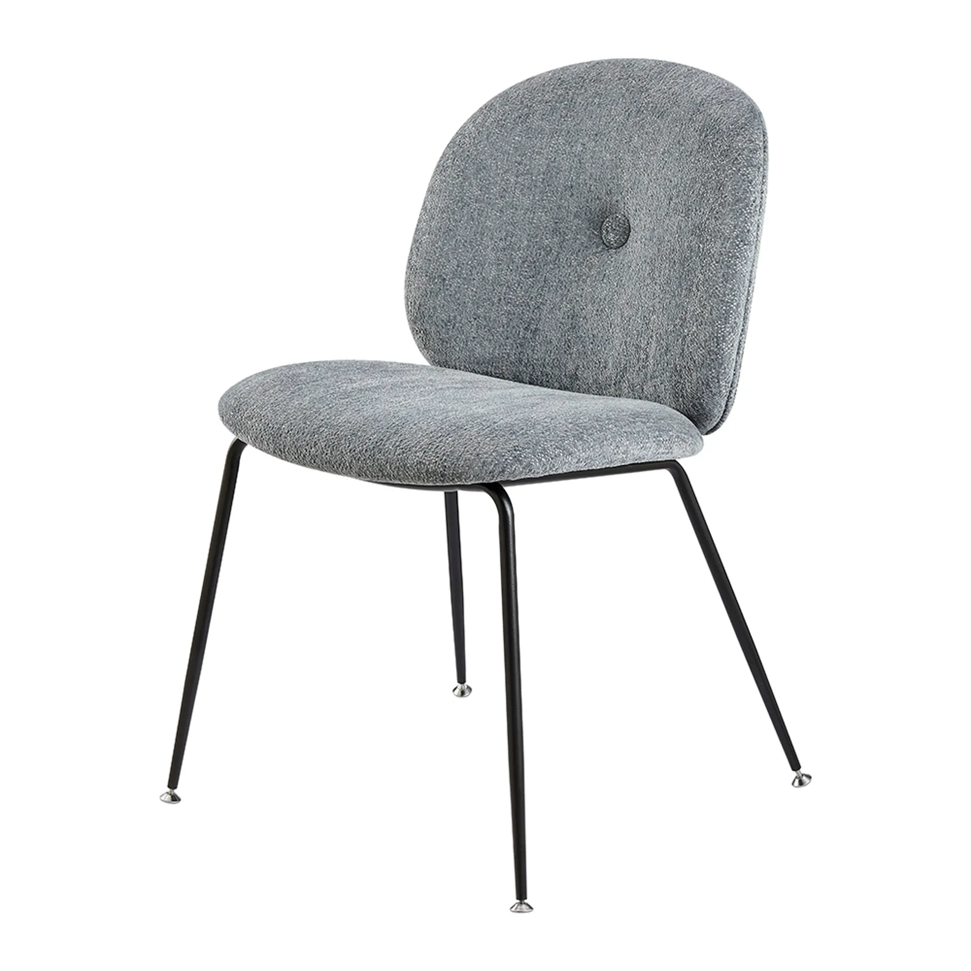 Nisha KD Fabric Dining Side Chair,  Posh Gray 