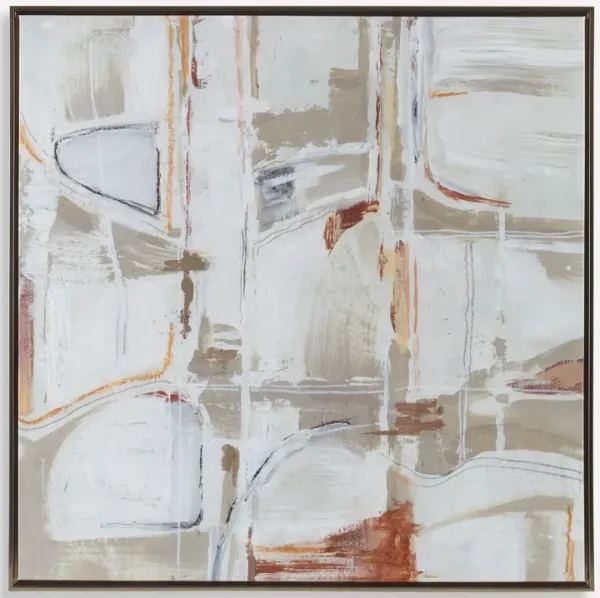 Neutral Nirvana Abstract Canvas Art