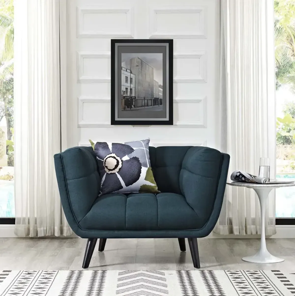 Bestow Upholstered Fabric Armchair