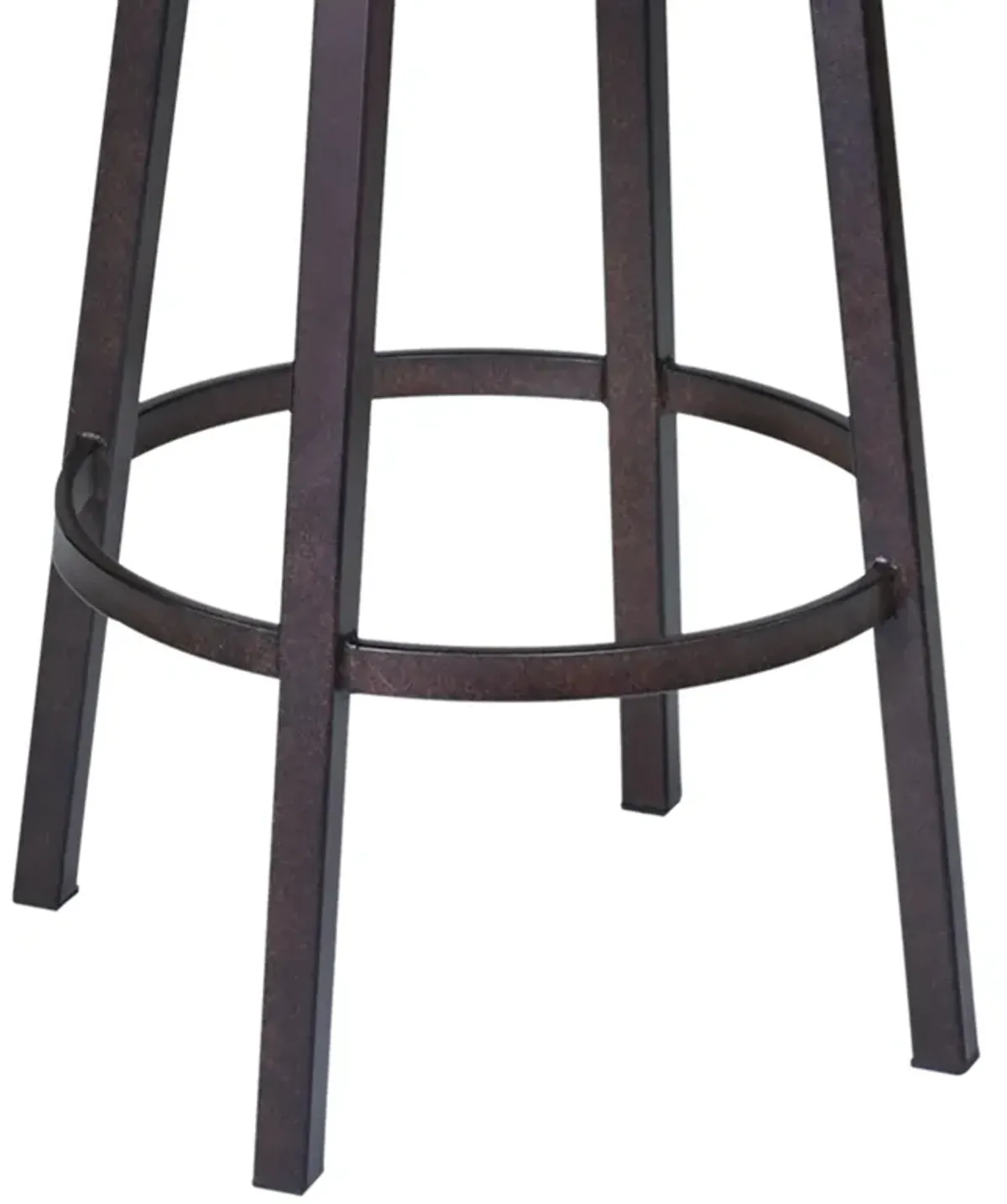 Fargo 30" Barstool in Auburn Bay finish with Brown Pu upholstery