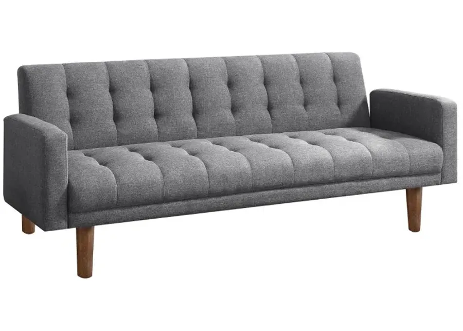 Sommer Tufted Sofa Bed Grey