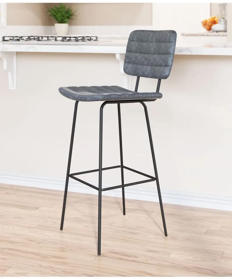 Boston Barstool (Set of 2) Vintage Black