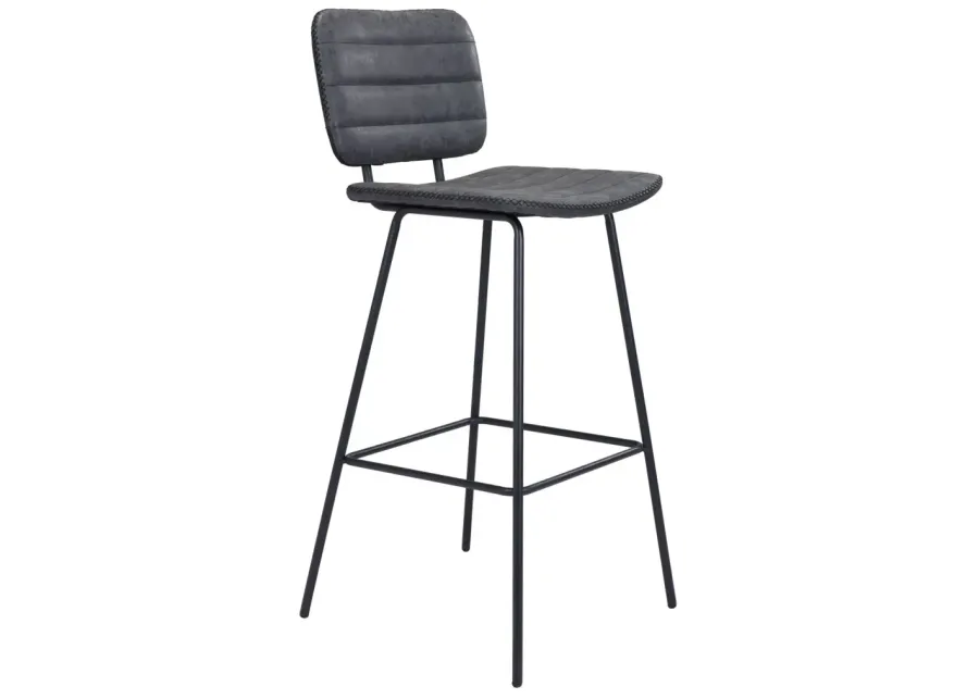 Boston Barstool (Set of 2) Vintage Black