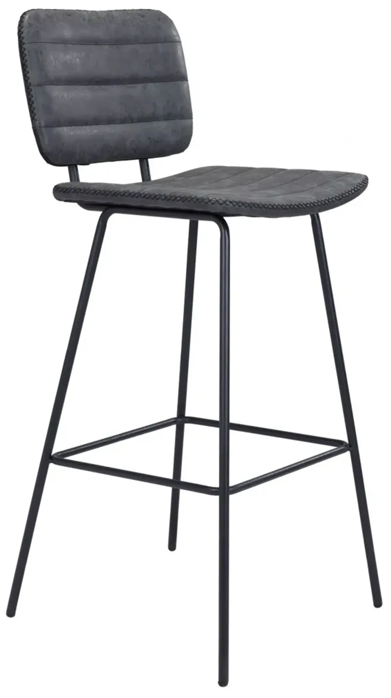 Boston Barstool (Set of 2) Vintage Black