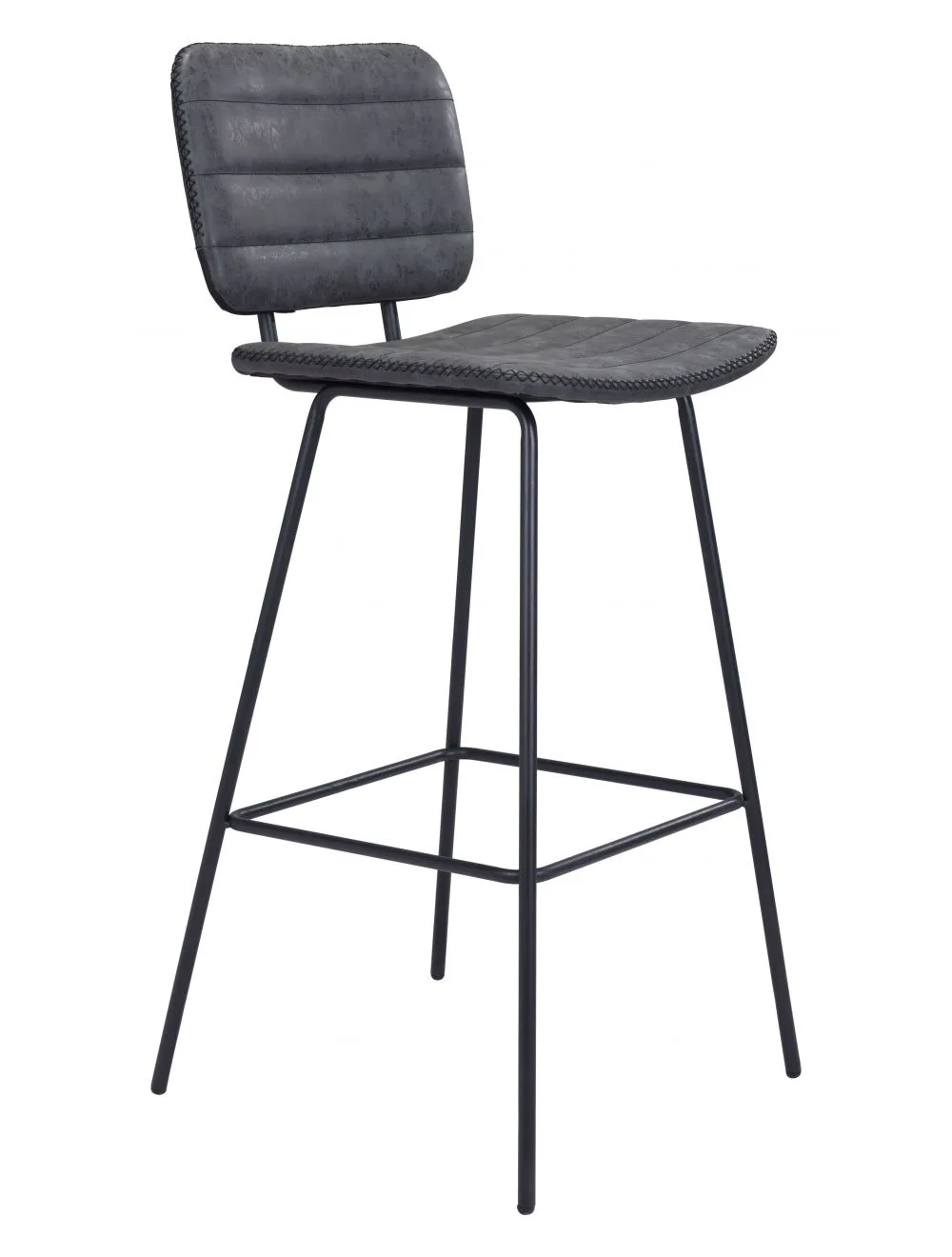 Boston Barstool (Set of 2) Vintage Black