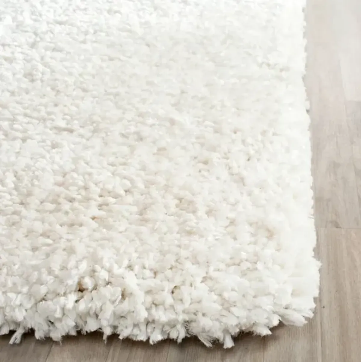 POPCORN SHAG Beige  2'-3' X 9' Runner Rug