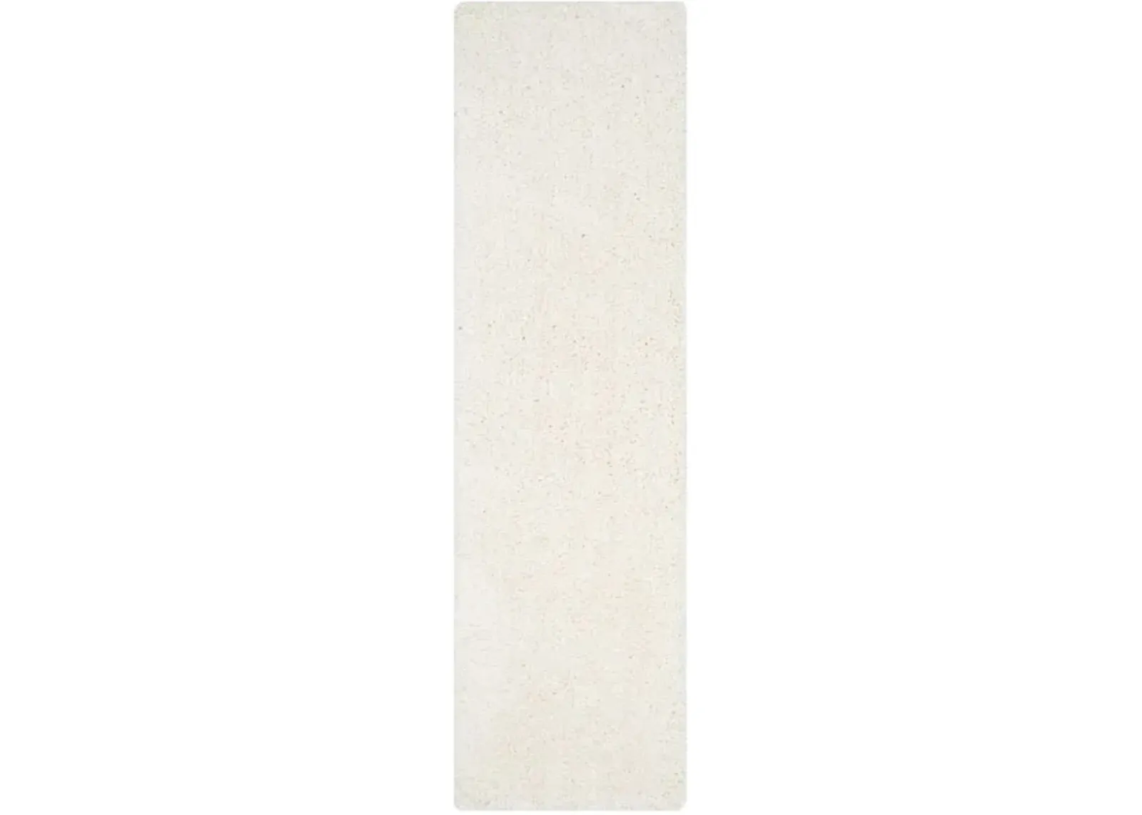 POPCORN SHAG Beige  2'-3' X 9' Runner Rug