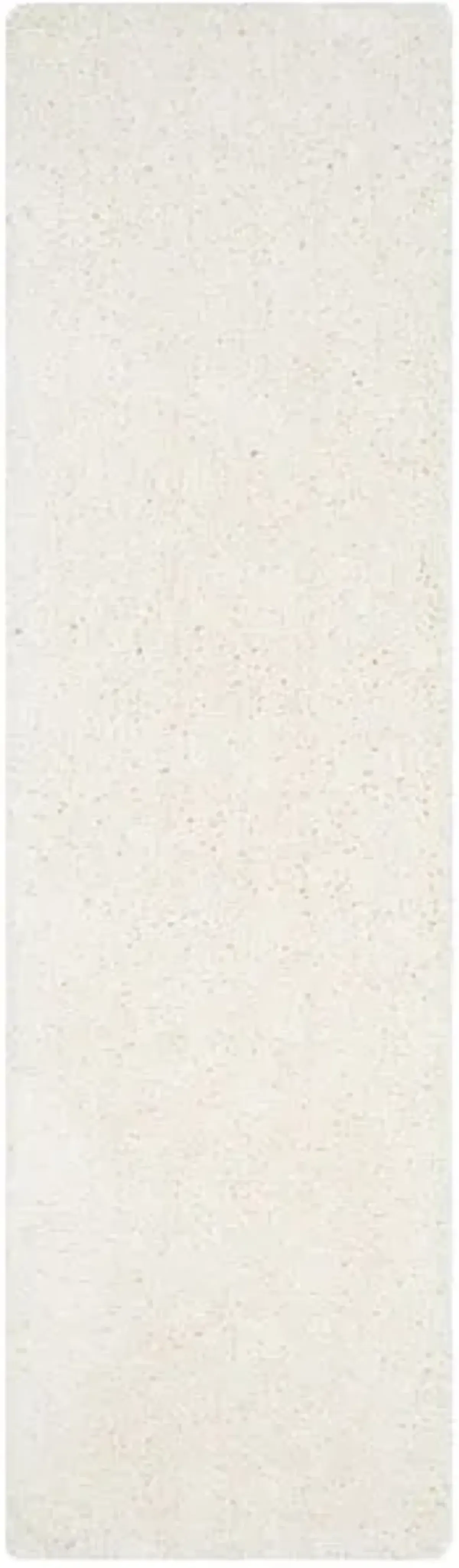 POPCORN SHAG Beige  2'-3' X 9' Runner Rug