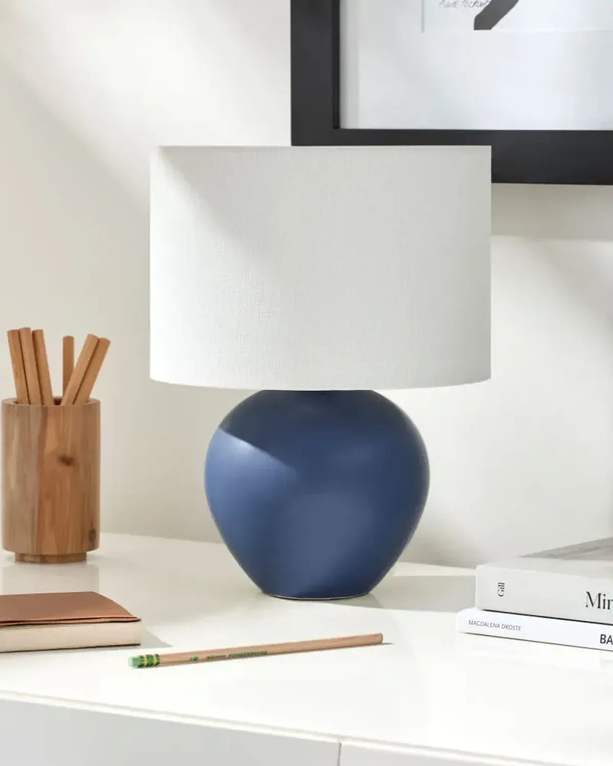 Elio ELI-034 13"H x 10"W x 10"D Accent Table Lamp