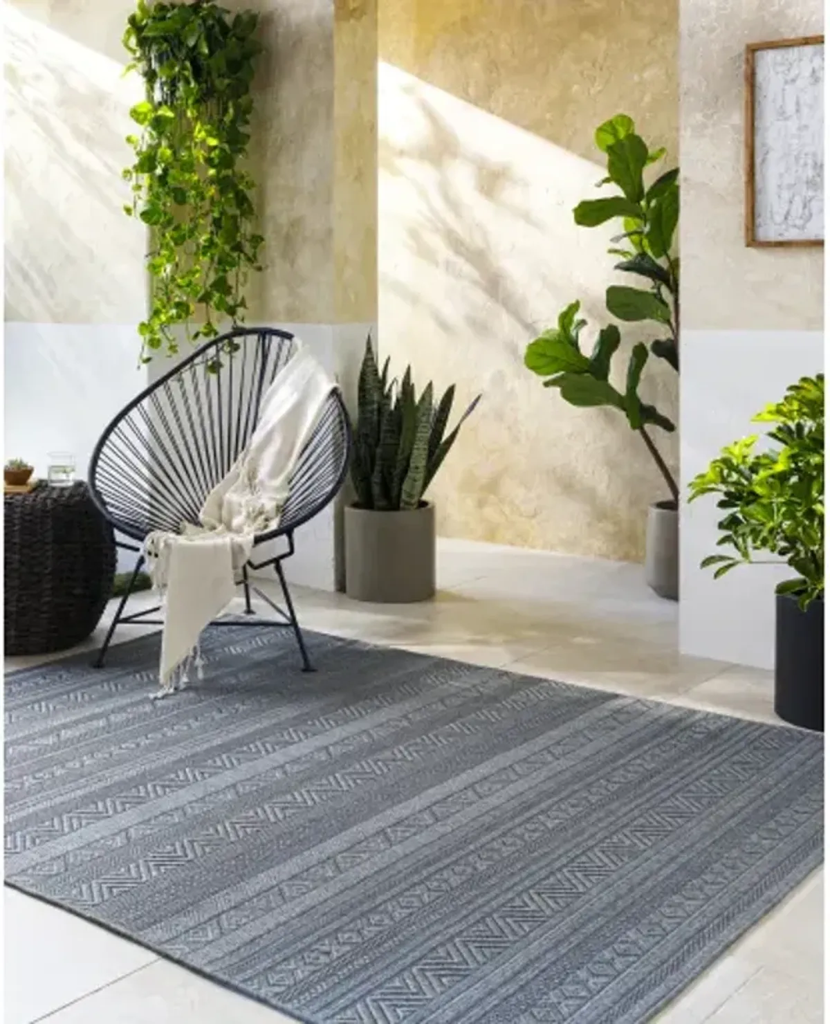 Sandra SDR-2321 7'10" x 10' Machine Woven Rug