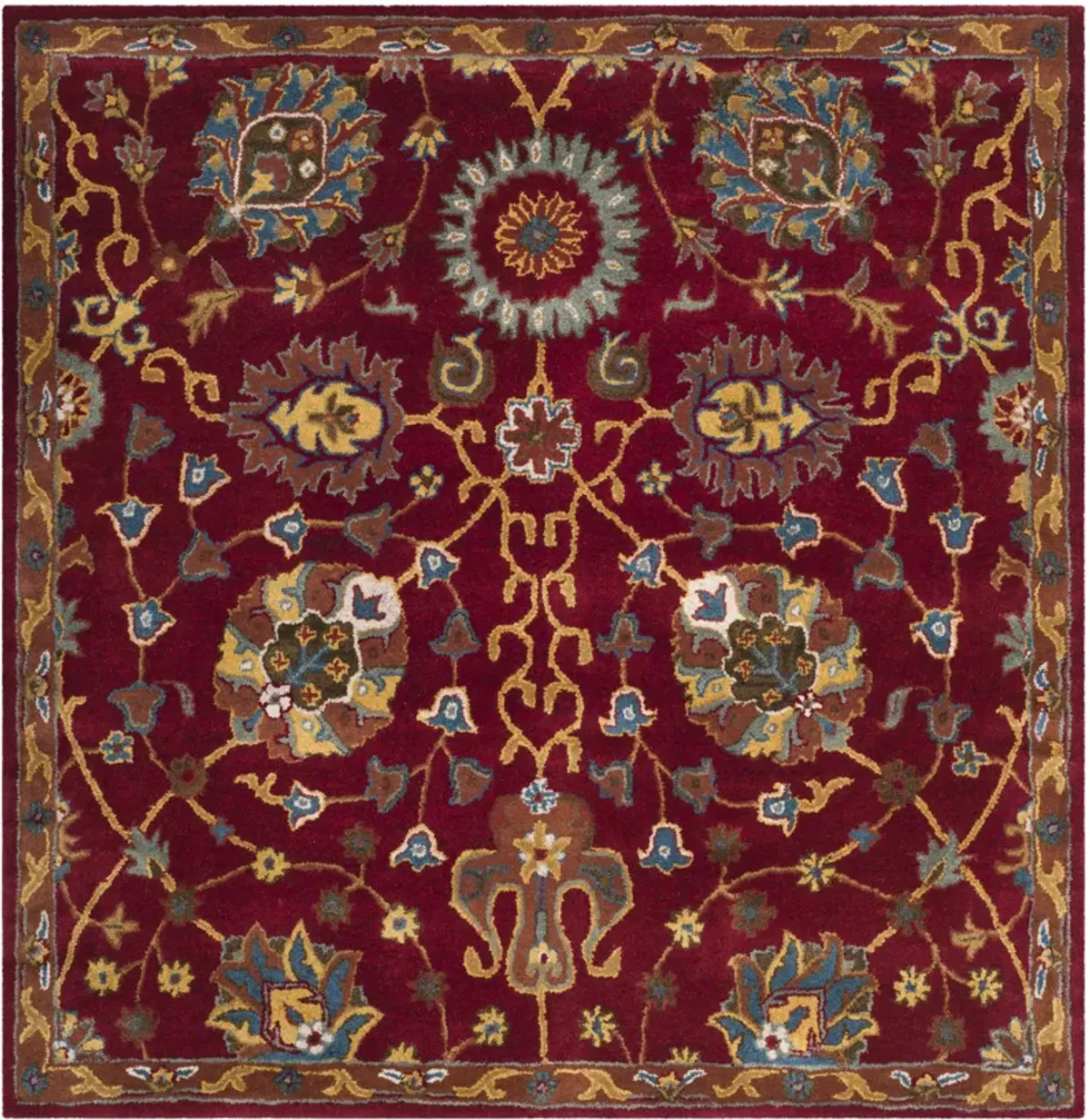 HERITAGE Hand Tufted 4' x 4' Square area rug