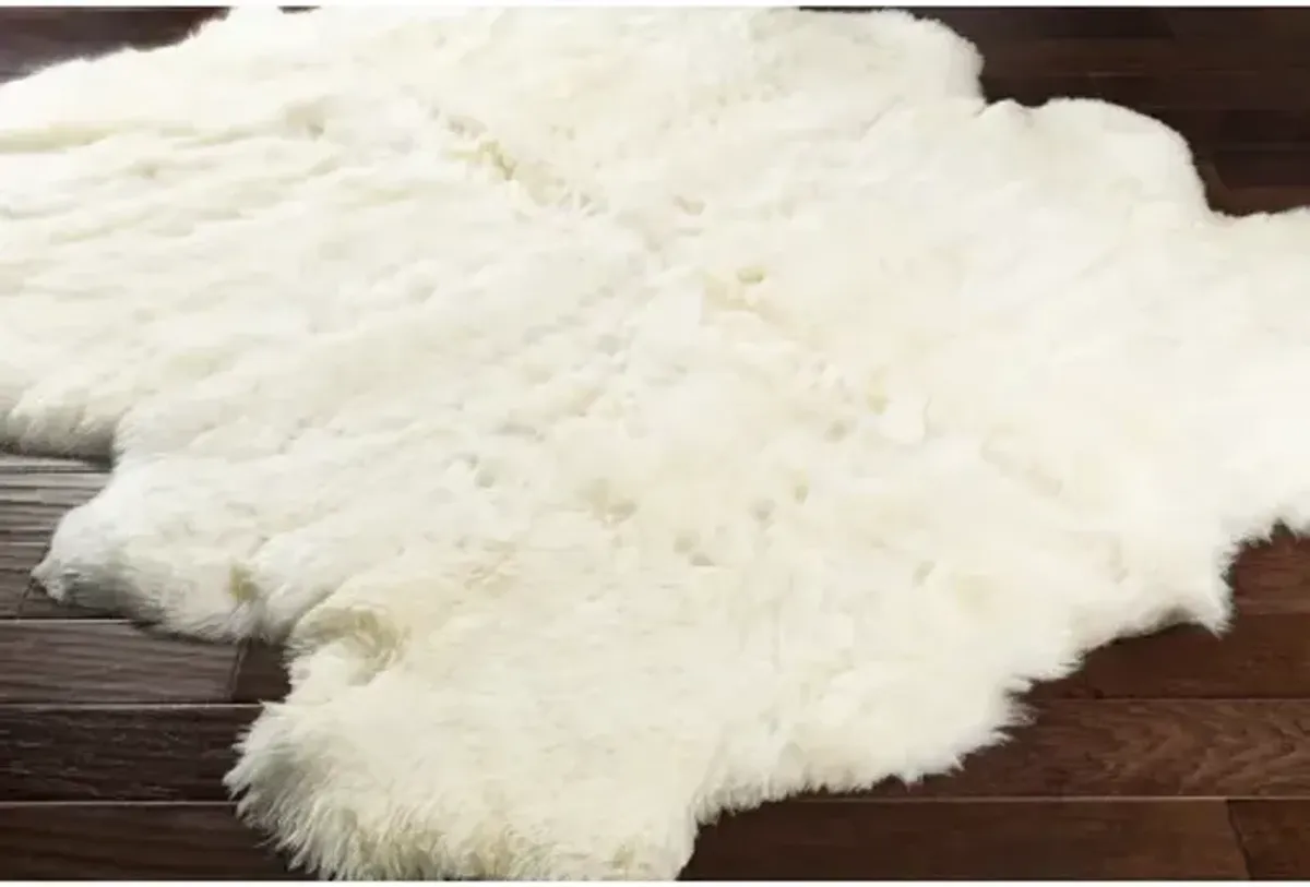 Sheepskin Square Rug