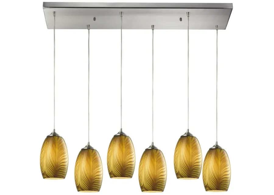 Tidewaters Configurable Multi Pendant - Satin Nickel