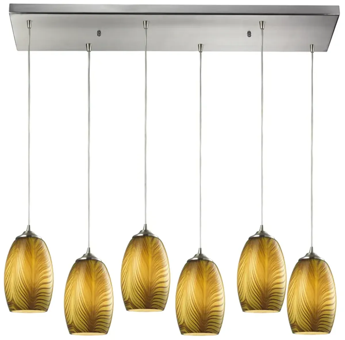 Tidewaters Configurable Multi Pendant - Satin Nickel