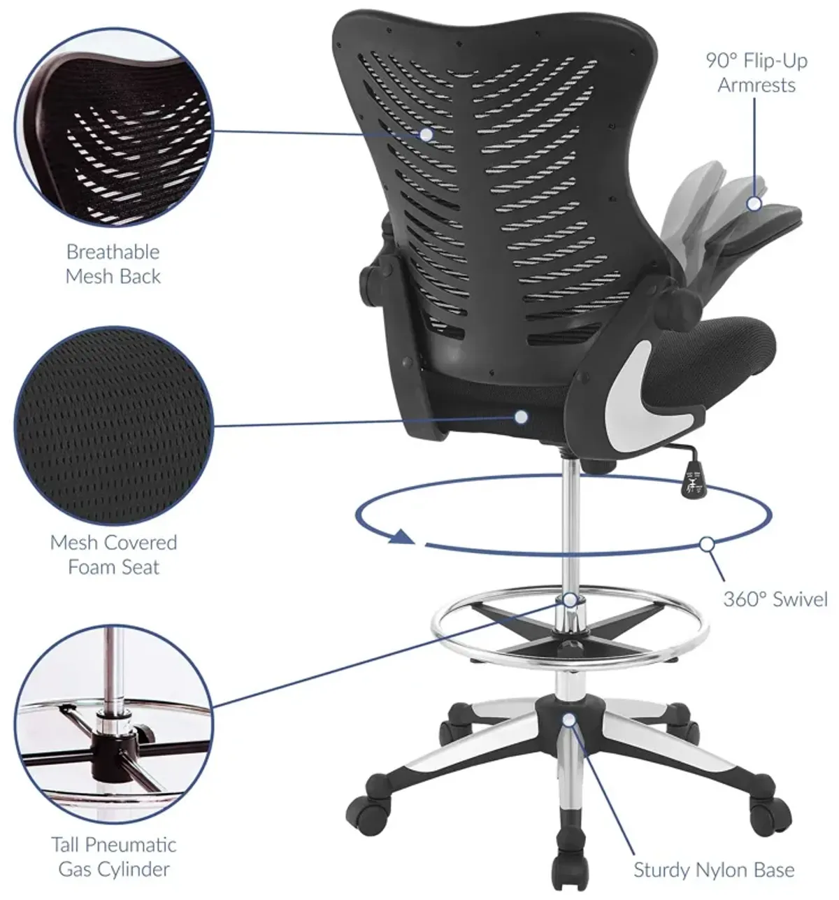 Charge Drafting Chair