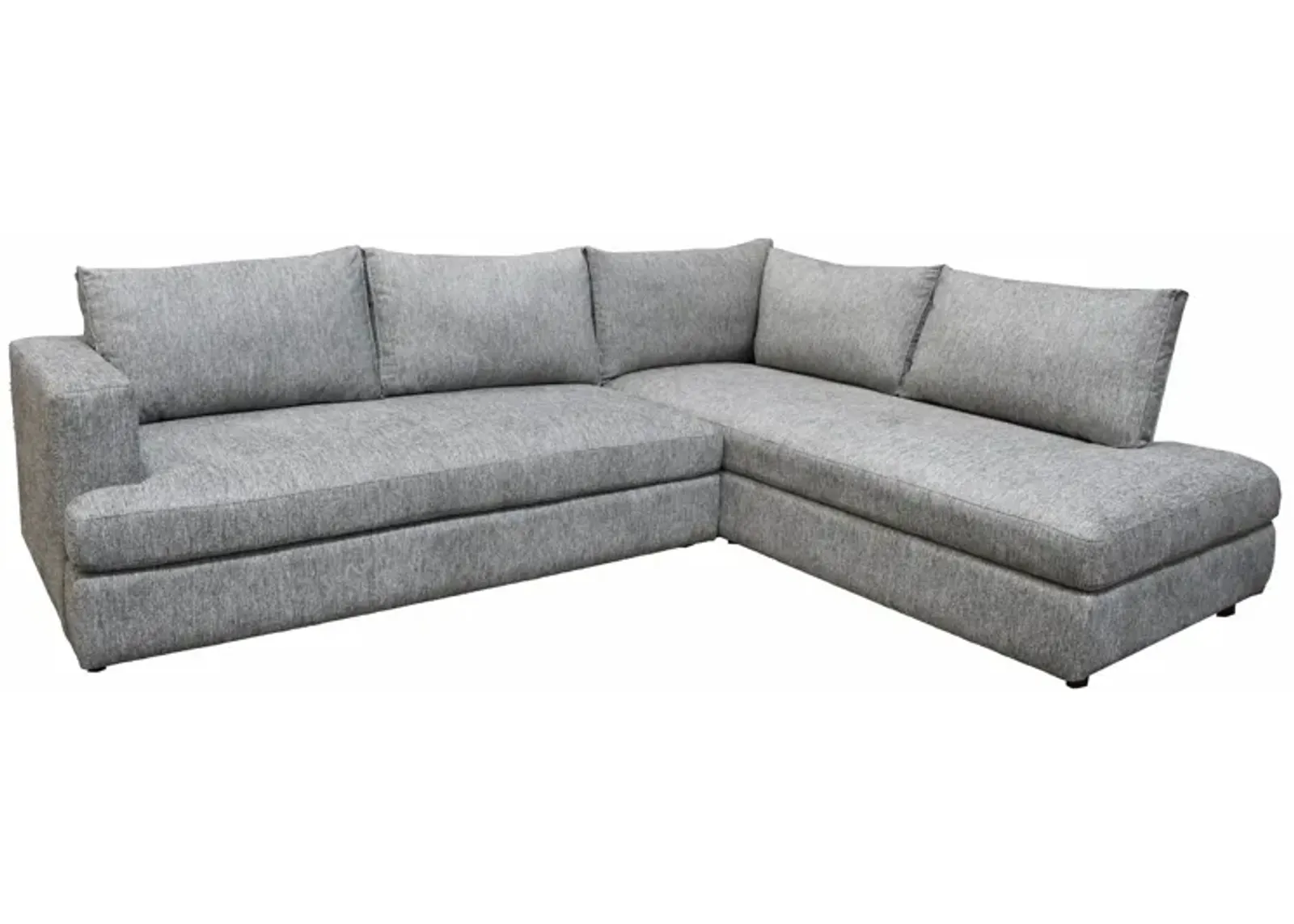 Taylor Right Sectional - Asphalt Grey